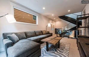 Family room with TV.