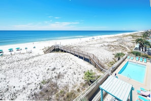 Balcony - 
Gulf Dunes 413 Fort Walton Beach Okaloosa Island Vacation Rentals