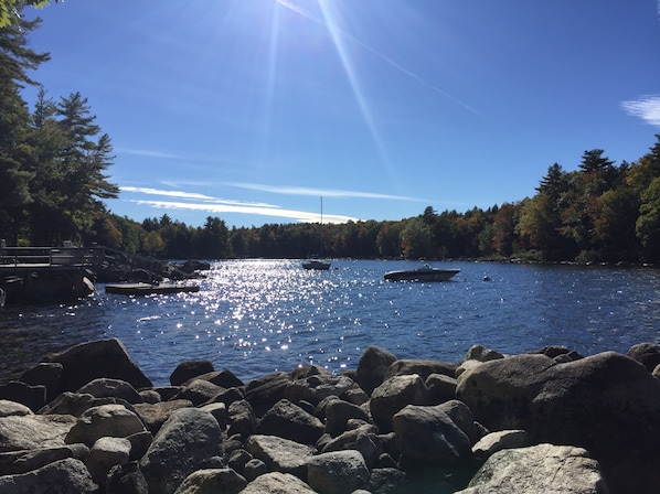 View of our cove on Raymond Cape
