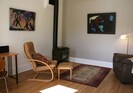 Comfortable chairs to sit by the fire