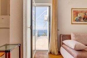 Sea View From Living Room.