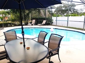 Come for a Splash in the Private Heated Pool!