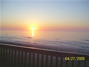 Sunrise from Penthouse deck