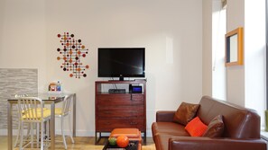 Living Room Sofa Bed & Media Chest with IP TV, Playstation & Wifi