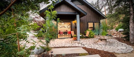 Oversized- over 700 sq. ft. with huge slate walk-in shower 