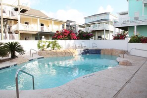 The neighborhood pool (not heated)