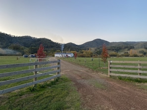 Arriving at Jamieson River Run in Autumn. 