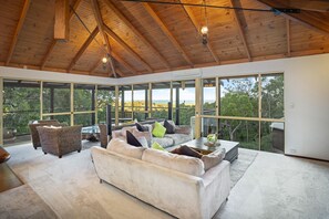 Upstairs living area view