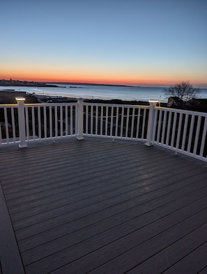 Sunrise over Beavertail Lighthouse