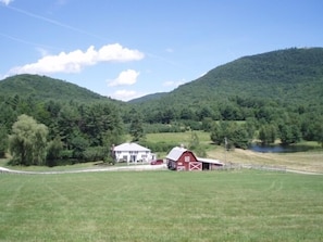 View of Hidden Valley Farm from the cabin.
