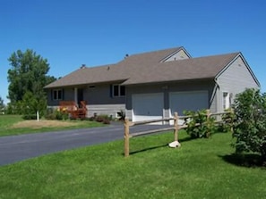 Road side of the house