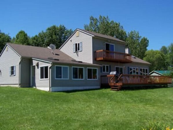 Lake side of the house