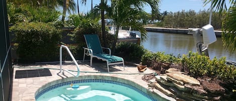 Pool and canal view 