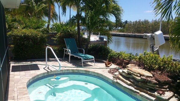 Pool and canal view 