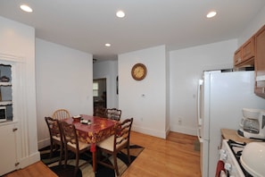 Kitchen dining area.