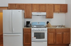 Kitchen - new cabinets and stove