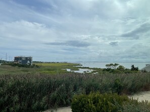 view from the master bedroom