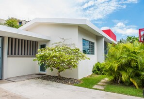 Gated driveway of the house