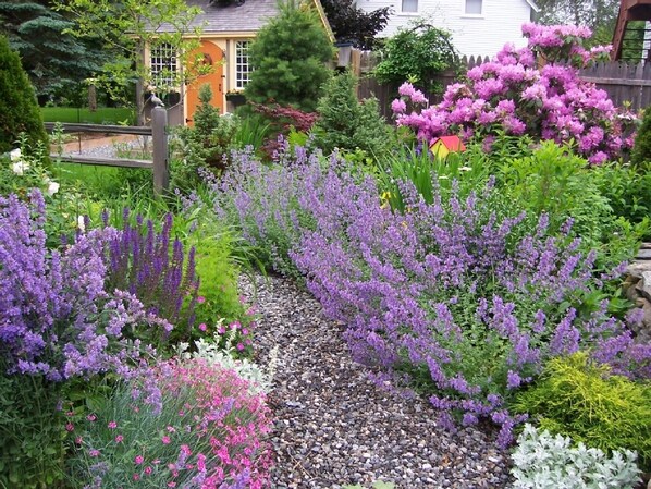 The garden path to the potting shed