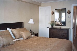 Bedroom with king bed
