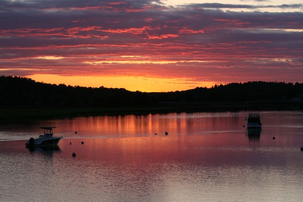 Sunset from the deck