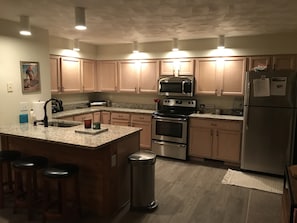 Plenty of counter space, updated appliances, new granite counters and new floors