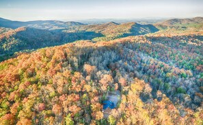 A view of cabin from overhead