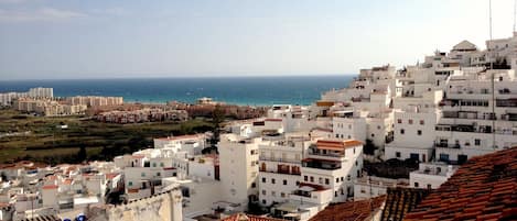 Stunning views of the Med from the roof terrance and balconies