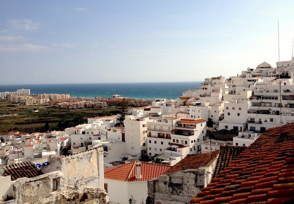 Stunning views of the Med from the roof terrance and balconies