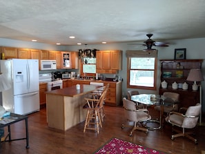Kitchen and Dining rooms