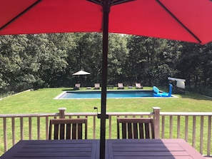 View from the deck