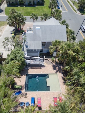 Aerial of Beach House