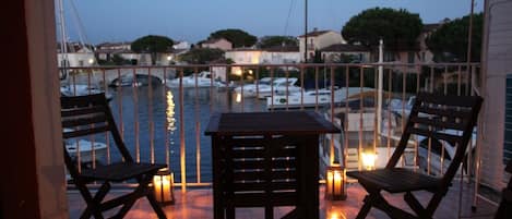 Soirée sur la terrasse