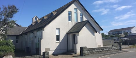 Front Elevation with parking to the left hand side of the property