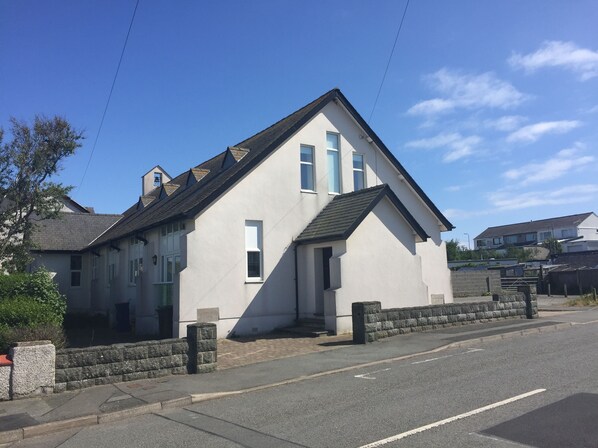 Front elevation and off street parking to the left
of the property.