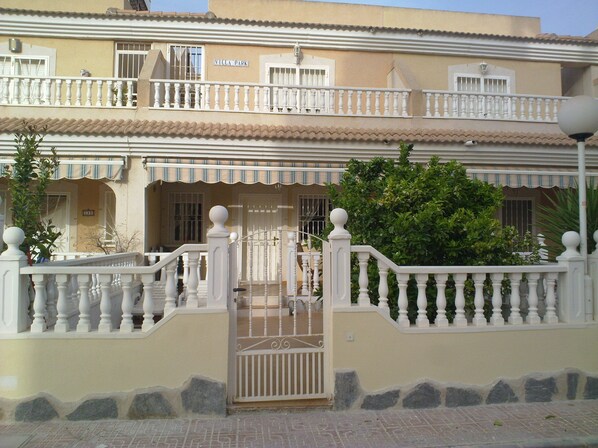 South facing front of property
