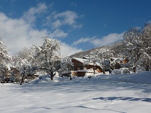 Nature Ski Lodge  Sterwen  from a distance www.chalets-paradiski.fr
