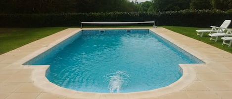 heated swimming pool