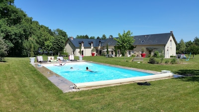 Familie zu Hause, ideal Erholung und Tourismus-Aktivitäten in der Region Centre - Loire