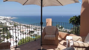 The veranda in the summer