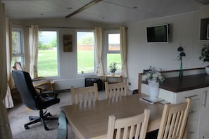 Dining and living room area