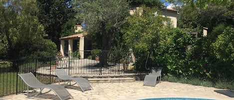 View of the house from the Pool