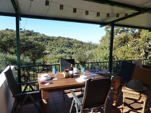 Dining table on the Balcony 
