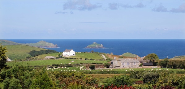 Scarrabine Farmhouse on the hill above Port Quin.