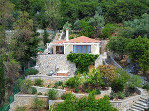 View of the villa