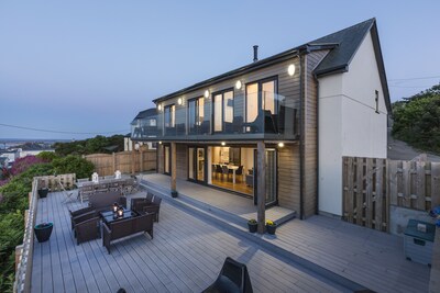 Casa de lujo de 5 dormitorios en St Ives - Bañera de hidromasaje, parking, WIFI, impresionantes vistas