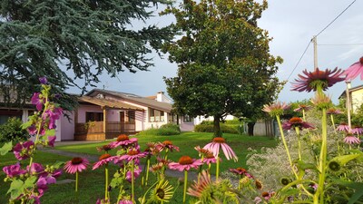 Haus mit Garten in einer ruhigen Gegend von Padua Reihen