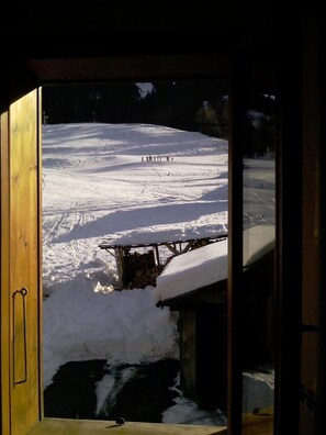 Winter view over the ski runs