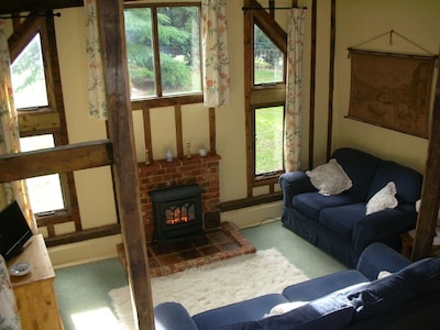 converted barn in quiet countryside