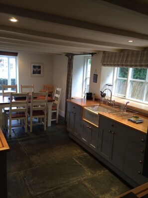 Large family kitchen dining room